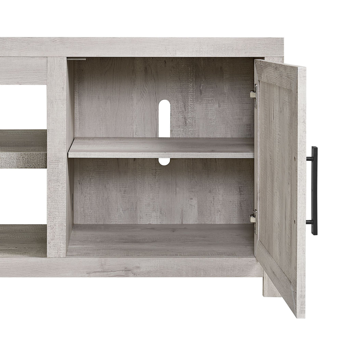 Eleanor TV Console in White by Elements International, view 7