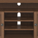 Amherst - TV Media Stand - Rustic Natural Aged Brown