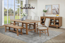 Middleton - Extension Leaf Dining Table - Natural Brown