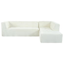 Modular Combination Living Room Sofa Set, Modern Minimalist Sofa, Living Room Upholstered Sofa Bed, Bedroom, 2 Pieces Computer Free Combination, L - Shaped