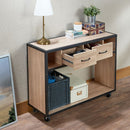 Bemis - Accent Table - Weathered Light Oak - Atlantic Fine Furniture Inc