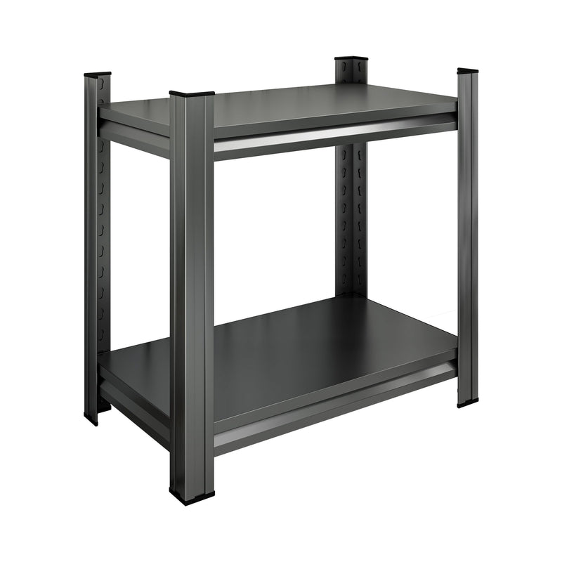 Adjustable Divider Shelf, Bookcase, Office Vertical Storage Rack - Black
