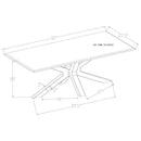 Visalia - Faux Marble Coffee Table Set