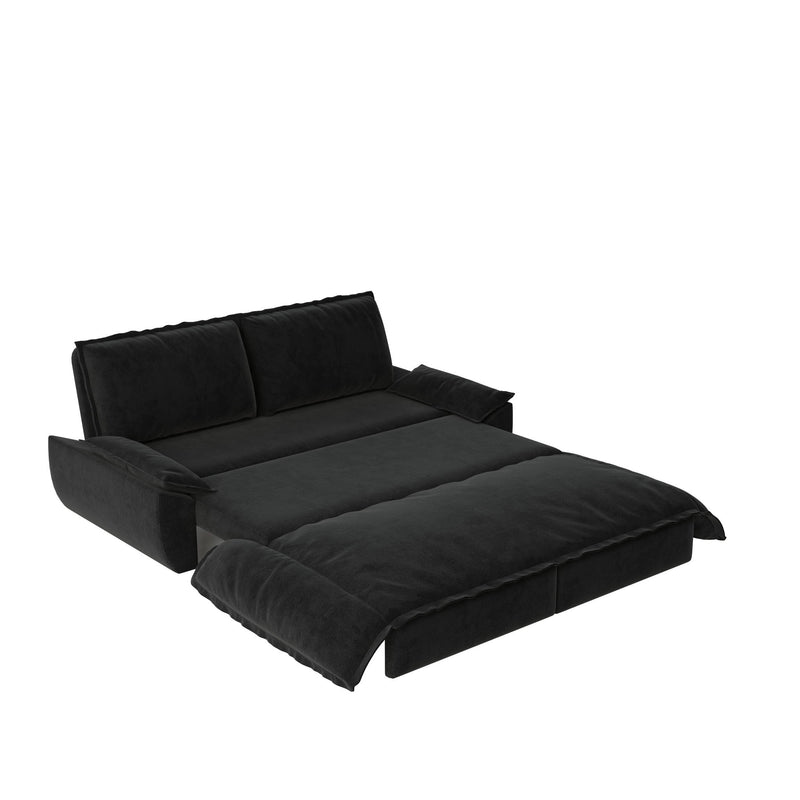Pull Out Sleeper Sofa Bed, 3 In 1 Multi Functional