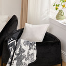 Upholstered Storage Ottoman Set With Reversible Lid