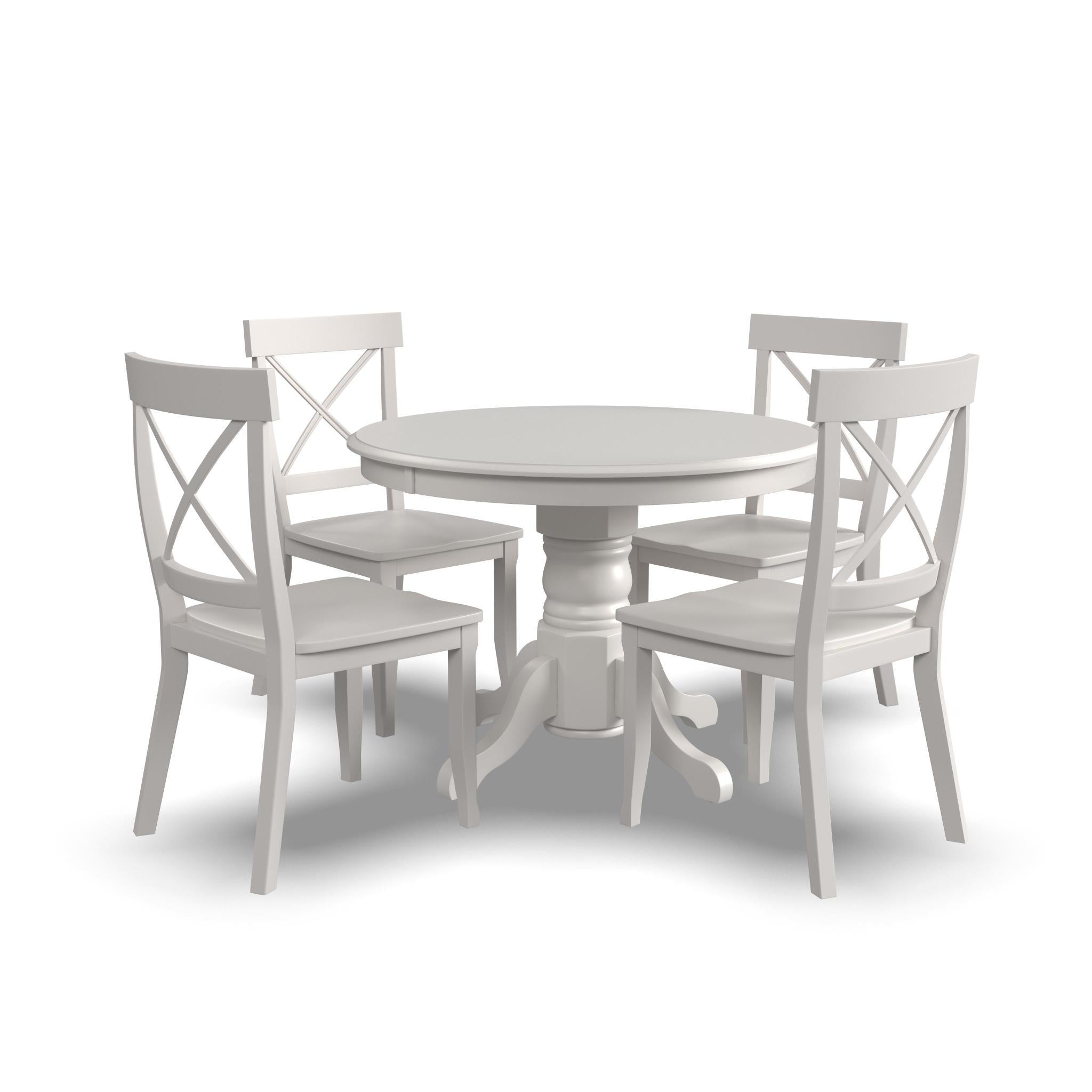 Warwick - 5 Piece Dining Set - White