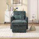Multifunctional Chenille Recliner Sofa With Storage And Phone Bracket