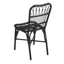 Outdoor Wicker Patio Dining Chairs Set With Durable Frame And Rattan Weave