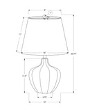 Resin Transitional Lighting, Table Lamp - Cream