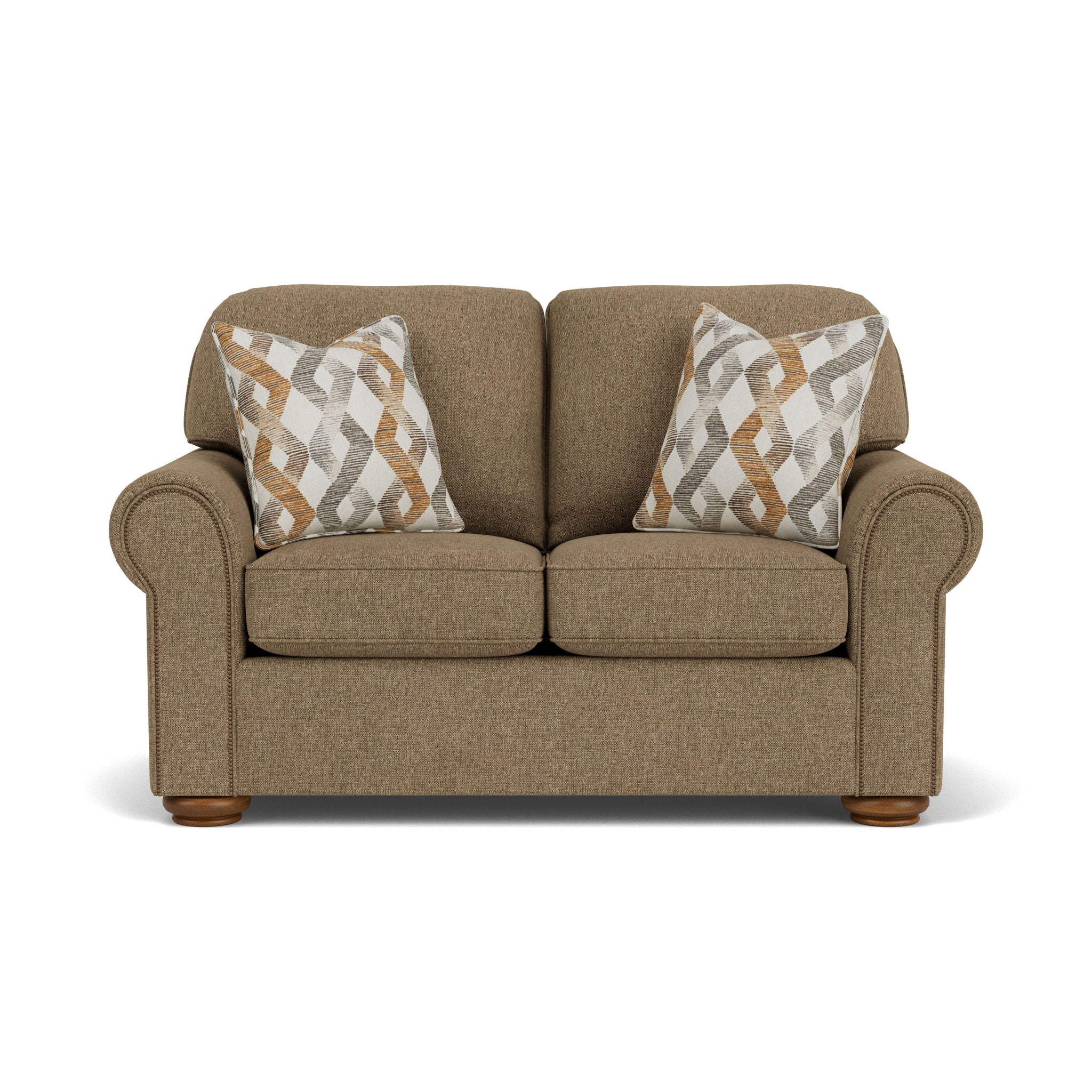 Preston - Fabric Loveseat With Nailhead Trim