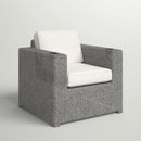 Aviara - Outdoor Club Chair Timeless Comfort With Plush Cushions - Gray Mix
