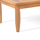 Aston - 2 Piece Wood Outdoor Patio Conversation Seating Set With Cushions