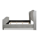 Carmen - Upholstered Wingback Panel Bed Frame