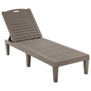 2 Piece Outdoor Chaise Lounges With Adjustable Backrest
