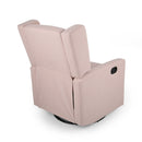 Landau Contemporary Fabric Upholstered Swivel Recliner