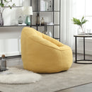 Bedding Bean Bag Sofa Chair High Pressure Foam With Footrest