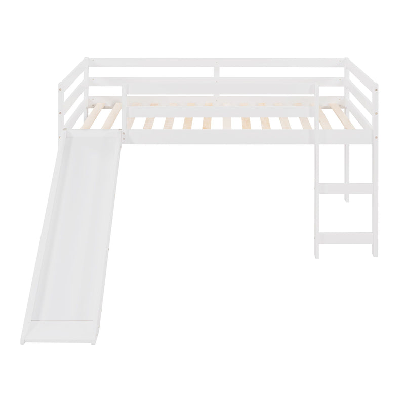 Loft Bed With Slide, Multifunctional Design