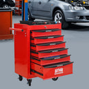 Rolling Metal Tool Chest With Drawers, Steel Storage Cabinet With Ball Bearing Slides