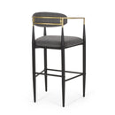 Upholstered Bar Stools With Backs For Kitchen Island (Set of 2)