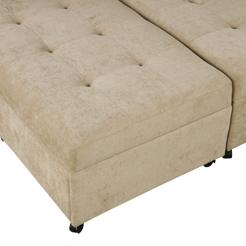 Versatile Modular Free-Combined Sofa With 2 Storage Racks