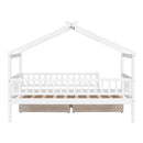 House Bed With 2 Drawers