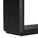 Console Table With Curved Corners And U Base Design