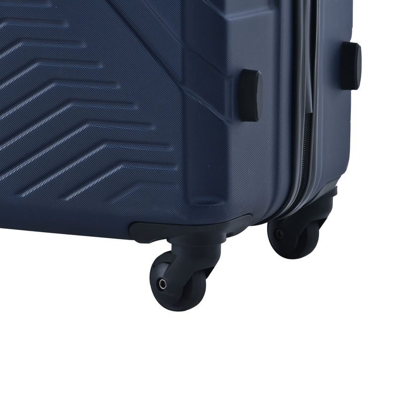 3 Piece Luggage Sets Lightweight Suitcase With Two Hooks, Spinner Wheels, Tsa Lock, Durable Hard Shell