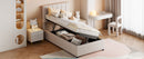 Upholstered Platform Bed With A Hydraulic Storage System