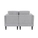 Modern Chaise Lounge With Dual Layer Armrests