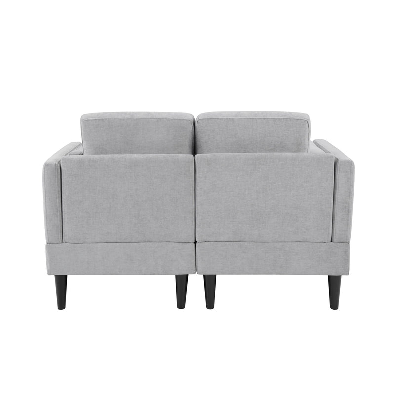 Modern Chaise Lounge With Dual Layer Armrests