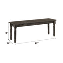 Claudia II - Bench - Weathered Gray - Atlantic Fine Furniture Inc