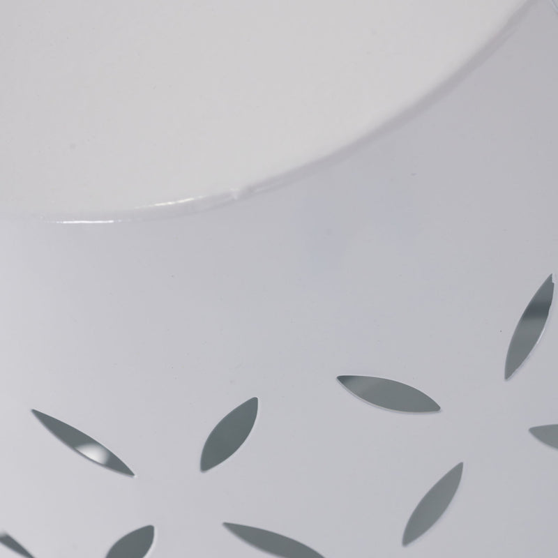 Lilac - Lace Cut Side Table, Compact Design