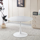 Tulip Dining Table For 4 - 6 People - White