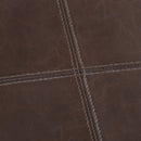 Contemporary Ottoman With Storage And Tray Tops - Brown