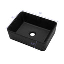 Sleek Ceramic Rectangular Vessel Bathroom Sink