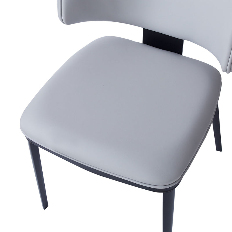 Modern Upholstered Dining Chairs (Set of 2)