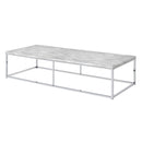 Voleta - Coffee Table - Engineered Stone Top & Chrome