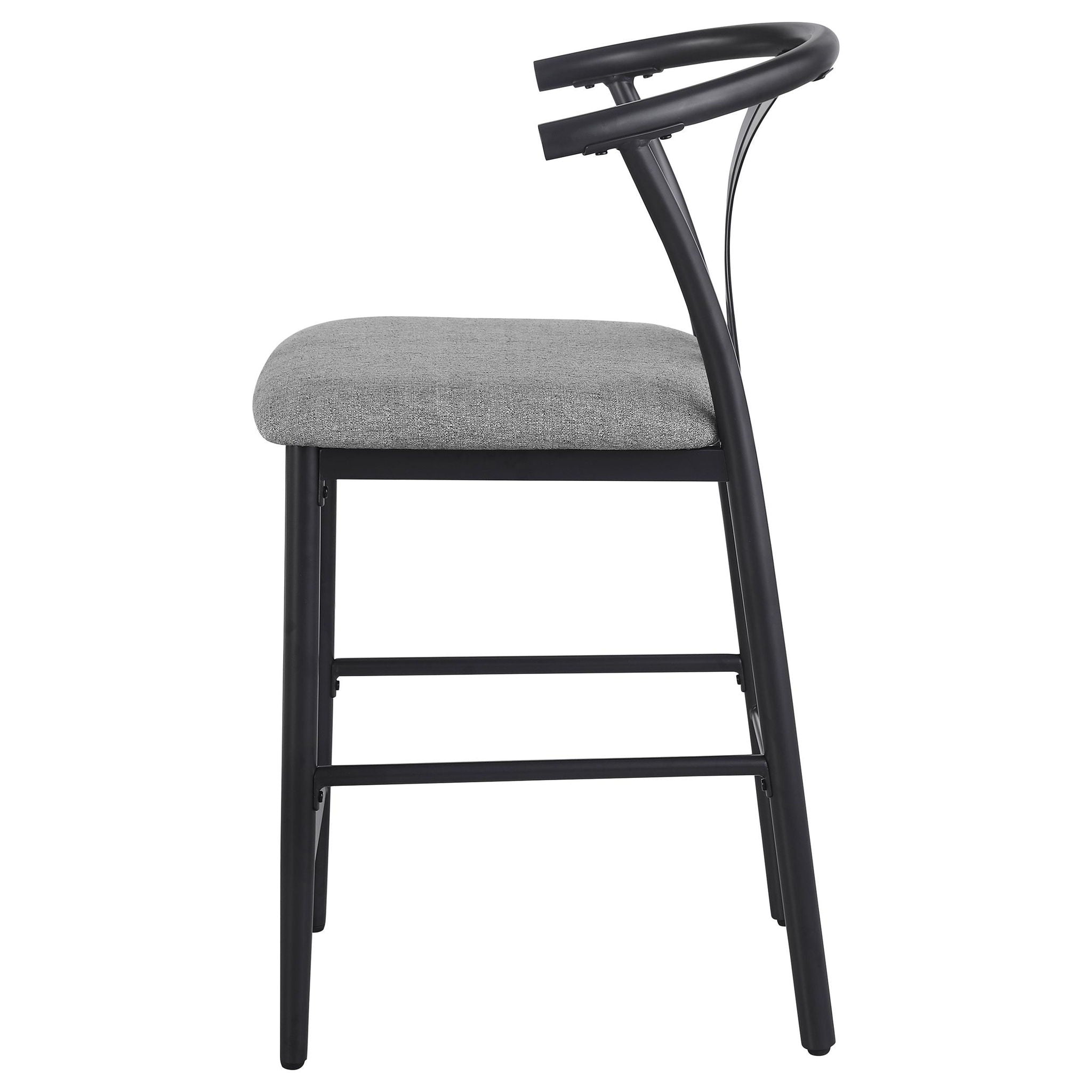 Dolman Counter Height Dining Side Chair Grey (Set of 2) - Atlantic Fine Furniture Melbourne FL