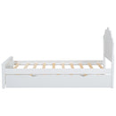 Platform Bed With Headboard And Trundle