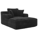 Modern Full Compressed Chaise Lounge Sofa Bed With Removable Pillows