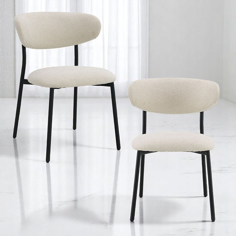 Jirina - Side Chair (Set of 2) - Beige Chenille