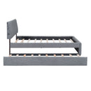 Upholstered Platform Bed With Trundle