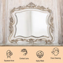 Gorsedd - Mirror - Antique White - Atlantic Fine Furniture Inc
