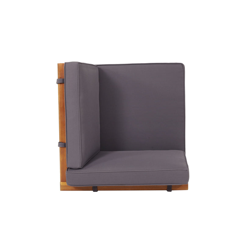 Aston - Corner, Coffee Table - Dark Gray