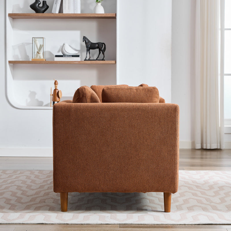 Wide Modern Double Sided Upholstered Chaise Lounge