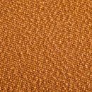 Modish - Round Ottoman - Natural Wood / Pumpkin Orange