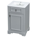 Elegant Bathroom Vanity With Ceramic Sink, Soft Close Door, Adjustable Shelf