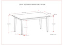 Colby - Dining Table, Contemporary