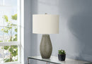 Lighting, Table Lamp, Resin, Contemporary - Gray
