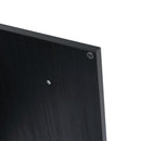 Modern Wall Mounted Bathroom Vanity With Thick Edge Resin Sink And Storage Rack